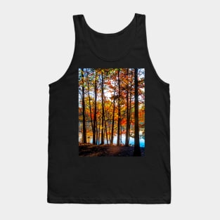 Colorful Contrasted Trees Tank Top